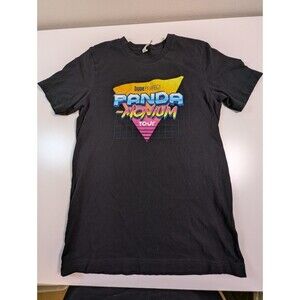 Dude Perfect Panda 2022 Tour T Shirt Mens Med Black Short Sleeve Cotton